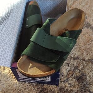 Birkenstock Women's Forest Green Mules